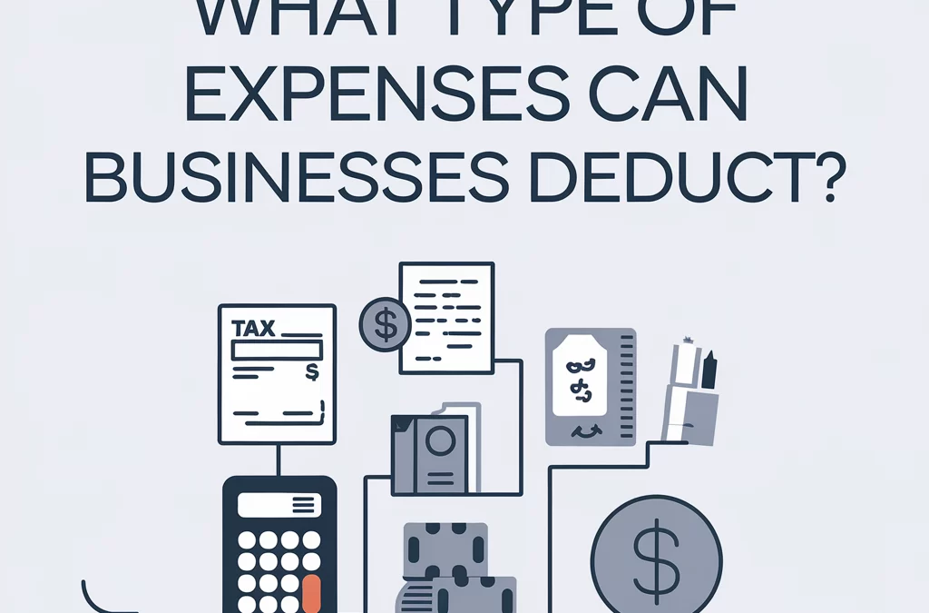 What type of expenses can businesses deduct?